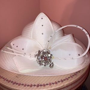 Kentucky derby church hat white